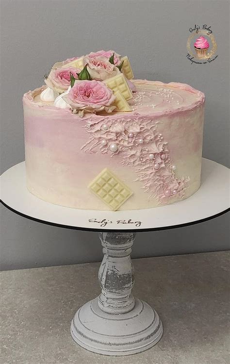 Pastel Rose Tenderness Decorated Cake By Emily S Bakery Cakesdecor