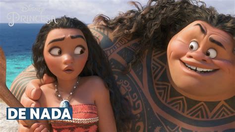 De Nada Letra Moana Youtube