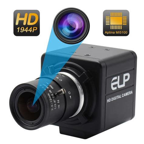 ELP 5Megapixel 2592X1944 usb camera Aptina MI5100 CMOS CCTV ...