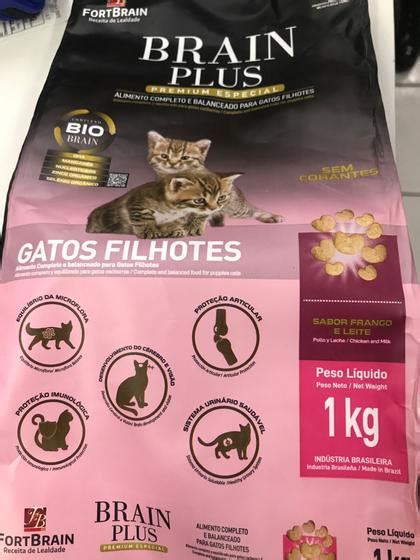 Ra O Para Gatos Filhotes Premium Especial Brain Plus Ra O Seca