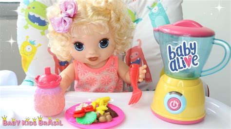 Baby Alive Nicole Janta Fazendo Comidinha De Massinha Playdoh Youtube