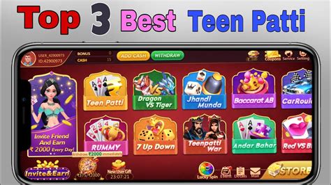 Top 3 Best Teen Patti In 2023 Teen Patti Real Cash Game New Teen