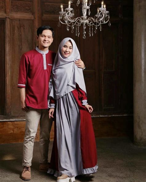 √ 30 Model Gamis Couple Modern Terbaru Suami Istri