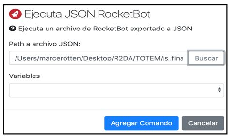 Ejecuta JSON Rocketbot Rocketbot Docs