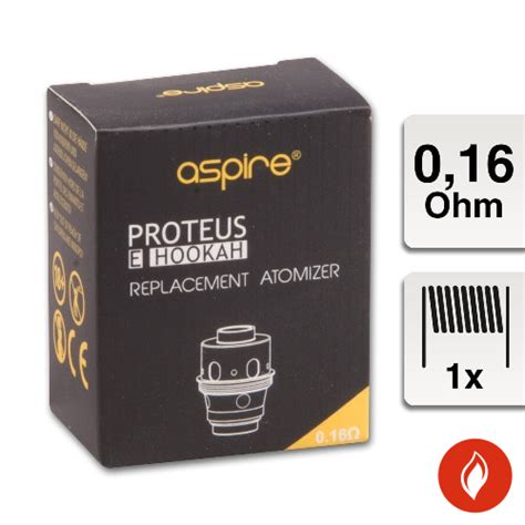 E Shisha Clearomizercoil Aspire Proteus Penta 0 16 Ohm Jetzt Kaufen