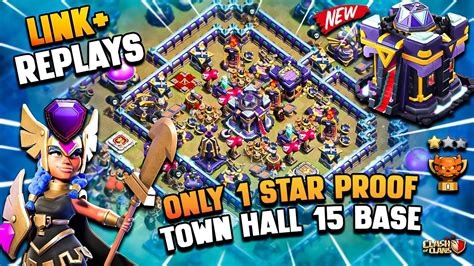 Town Hall Base Link With Replays Only Star Th Base Proof