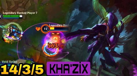 One Shot High Damage Kha Zix Jungle Wildrift Gameplay Youtube