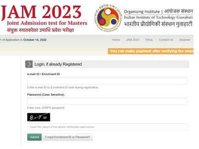 Iit Jam Registration Jam Application Process Ends Today Apply On