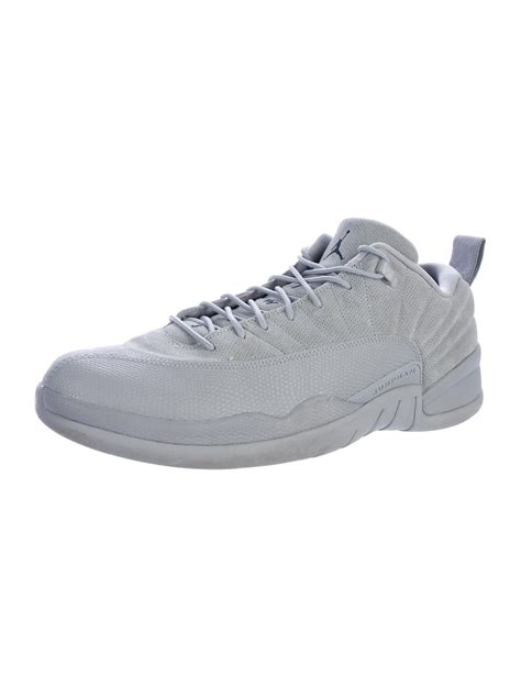 DoNotUse1223 Nike Air Jordan 12 Retro Low-Top Sneakers - Grey Sneakers, Shoes - WNIAJ20381 | The ...