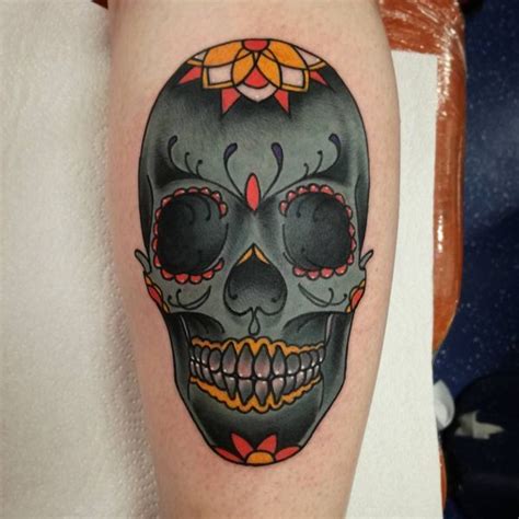 Tatuajes Calaveras Mexicanas Blanco Y Negro