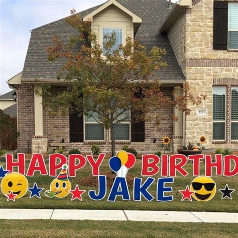 Happy Birthday Yard Signs | Personalized Birthday Yard Signs | Happy ...