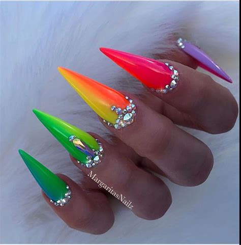 Beautiful Multi Colored Nails Designs For Summer The Glossychic