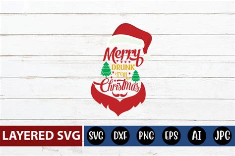 Merry Drunk Im Christmas Svg Cute File So Fontsy