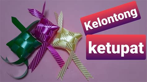 Cara Membuat Ketupat Dari Pita Jepang Paling Baru