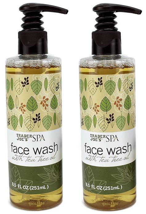 Pack Trader Joe S Spa Face Wash With Tea Tree Oil Amazon In Beauty