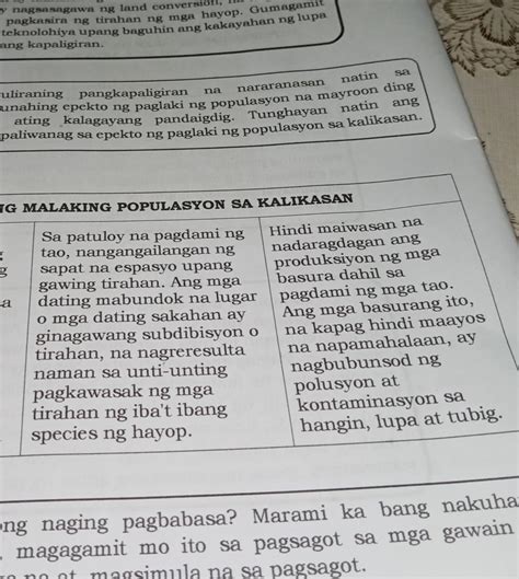 Bunsod Ng Pagdami Ng Populasyon Ano Ang Nangyayari Sa Mga Lupain At Sa