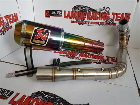 Jual Knalpot Racing Akrapovic Gp Pelangi Yamaha Xmax Stainless Las