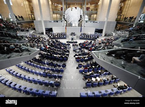 Special Session Of The German Parlament Stock Photo Alamy