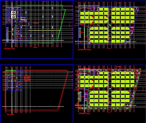 Arquitectura Mercado Mayorista En DWG Librería CAD