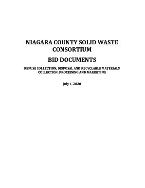 Fillable Online REQUEST FOR PROPOSAL SOLID WASTE COLLECTION AND