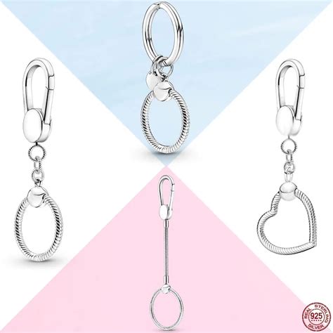 Porte Cl S En Argent Regard 925 Pour Femme Porte Breloque De Sac