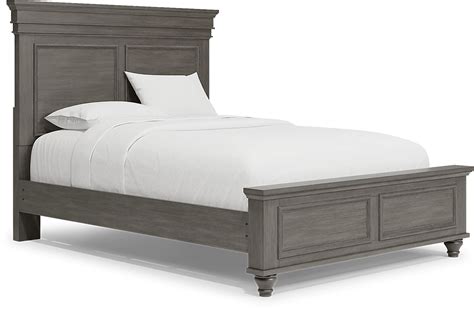 Lake Town 5 Pc Gray Queen Bedroom Set With 3 Pc Queen Panel Bed