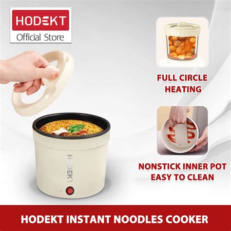 Hodekt Mini Electric Cooker Multifunctional Rice Cooker Hot Pot Instant