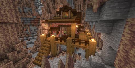 Dripstone Cave House R Minecraftbuilds