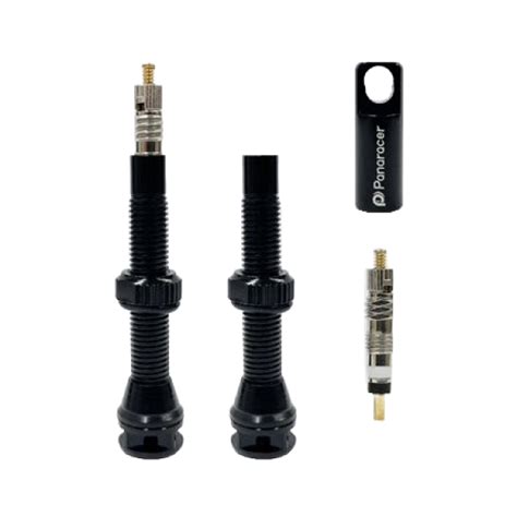 Panaracer Bicycle Tire Tubeless Valve And Extenders W Removable Core Tool Cycling Boutique