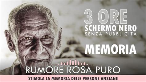 Rumore Rosa Puro Potenzia La Memoria Schermo Nero Ore No