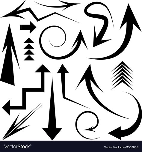 arrow royalty  vector image vectorstock