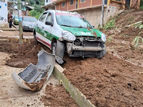 Se Registra Deslave En Colonia De Xalapa