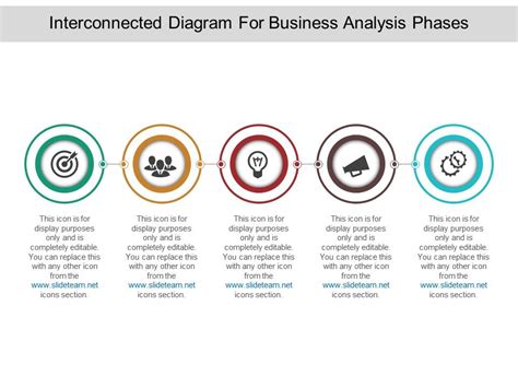 Interconnected Diagram For Business Analysis Phases Example Of Ppt Powerpoint Presentation