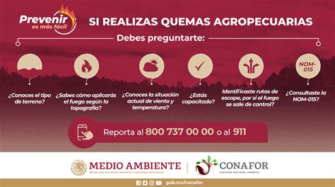 CONANP On Twitter Usar El Fuego Con Fines Agropecuarios Es Una