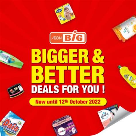 Aeon Big Household Essentials Promotion Valid Until Oct