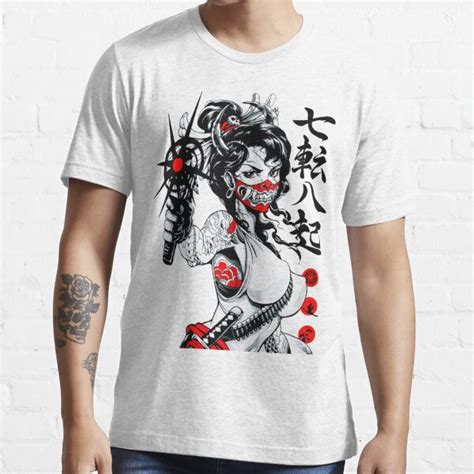 Cyberpunk Japanese Geisha Cool Modern Style T Shirt For Sale By