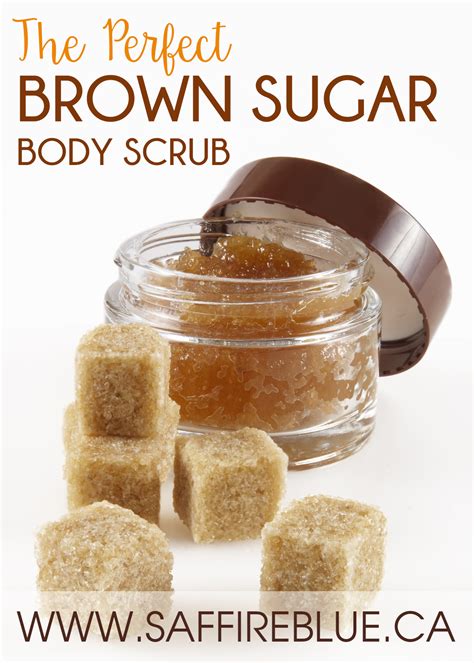 The Perfect Brown Sugar Body Scrub Saffire Blue Inc