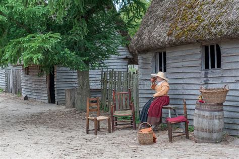 Plimoth Patuxet in Plymouth, MA Editorial Image - Image of colony ...