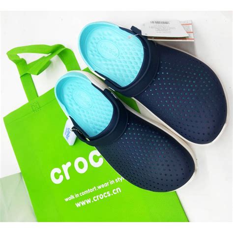 Crocs Literide Slip Ons Unisex For Man And Woman Sandals With Eco Bag