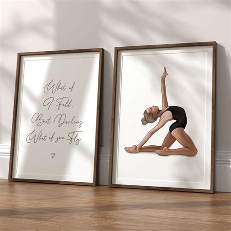 Gymnastics Wall Art Etsy