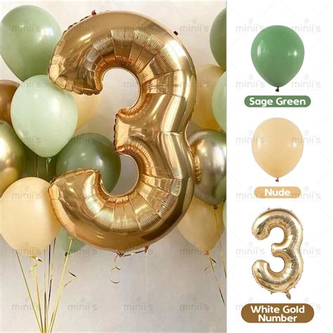 Miniis Vintage Balloons Retro Color Inch Olive Nude Khaki Latex Balloons For Birthday