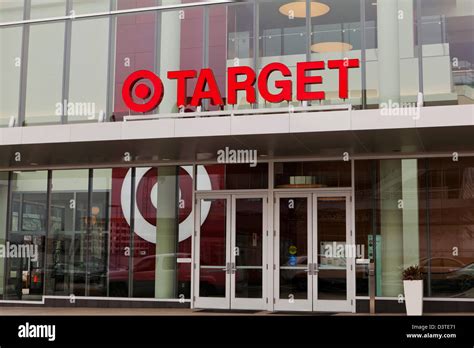 Target Storefront Sign Stock Photo Alamy