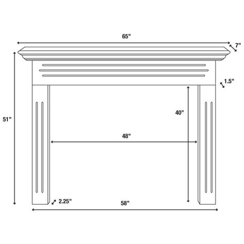 Pearl Mantels Newport Fireplace Mantel Surround Reviews Wayfair