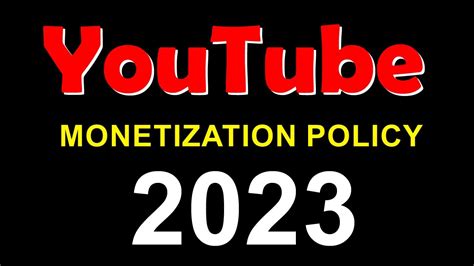 New Youtube Channel Monetization Policy Youtube