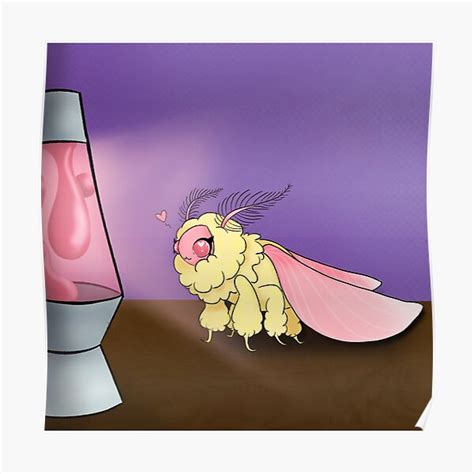 Lava Lamp Moth Poster For Sale By Swconcepts Redbubble