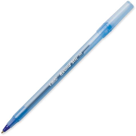 BIC Medium Blue Round Stic Ballpoint Pen 60 Box Office Buggy