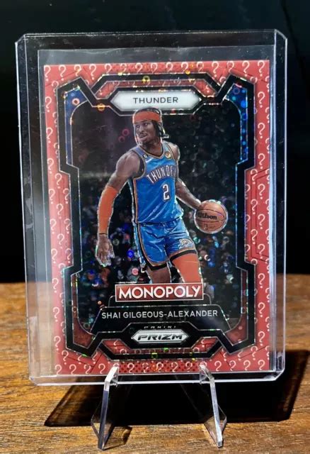 Panini Prizm Shai Gilgeous Alexander Monopoly Point D