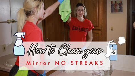 How To Clean A Mirror With No Streaks Youtube