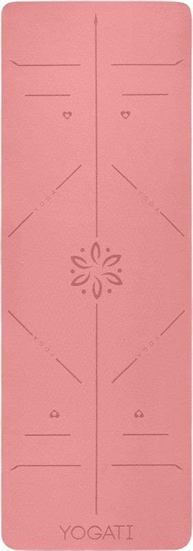 Tapis De Yoga Yogati Antid Rapant Tapis De Fitness Avec Rep Res D