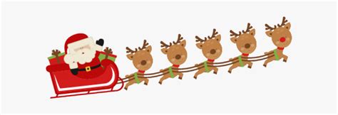 Free Reindeer Clipart - Santa's Reindeer Clip Art, HD Png Download ...